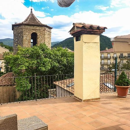 Апартаменты Casa Lola - Terraza Panoramica En El Centro Del Pueblo Сан-Жоан-де-лес-Абадессес Экстерьер фото