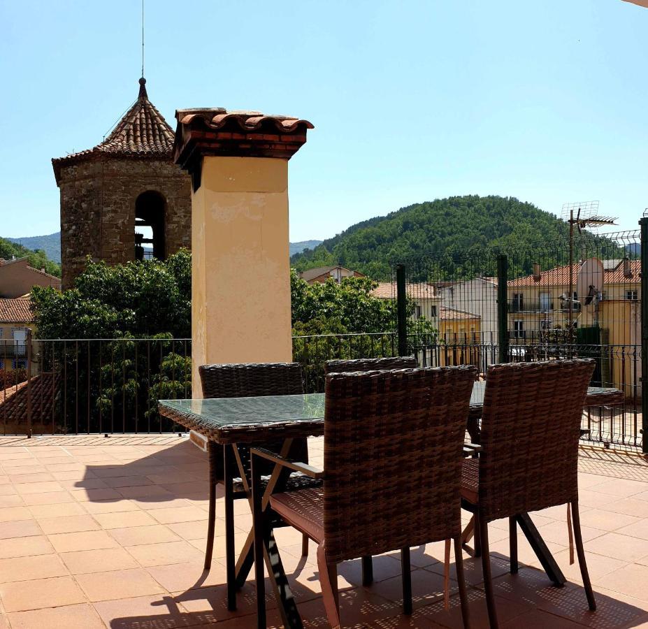 Апартаменты Casa Lola - Terraza Panoramica En El Centro Del Pueblo Сан-Жоан-де-лес-Абадессес Экстерьер фото